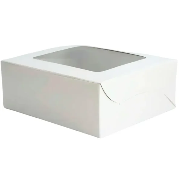 4 Brownie White Box