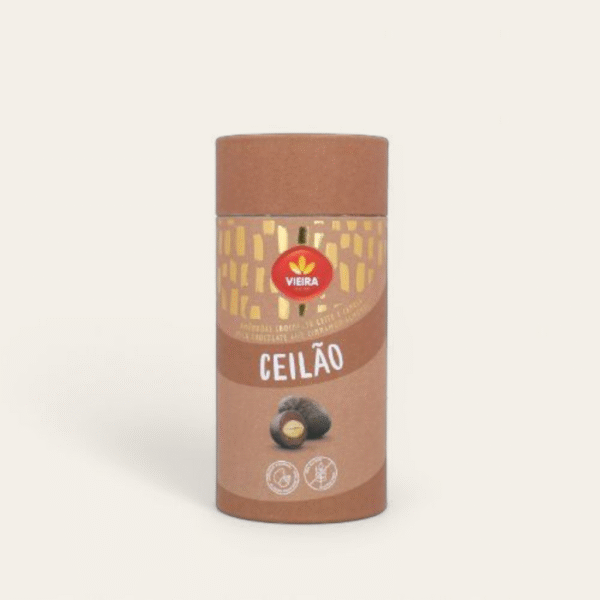 Ceilão Choc. Covered Almonds w/Cinnamon, Vieira de Castro
