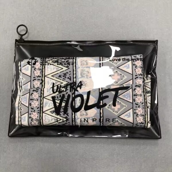 Custom Clothing Packaging Frosted Zipper Bags - Polysmarts Packaging