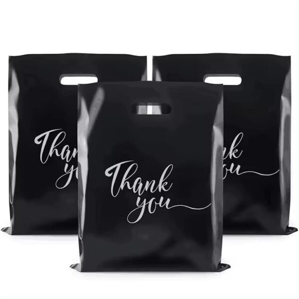 Custom Die Cut Handle Bags Carry Shopping Bags - Polysmarts Packaging