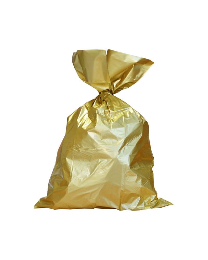 Metallized Gift Bags Gold with Inner Lining Metallized Gift Bags Gold with Inner Lining