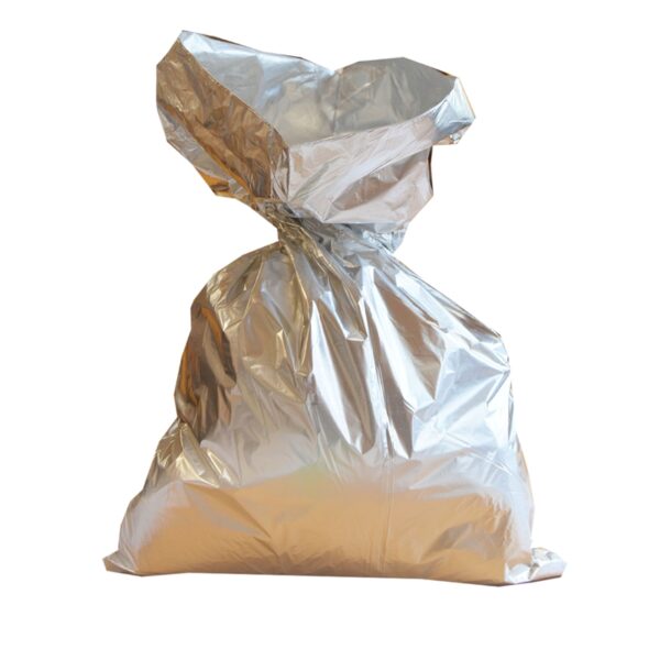 Metallized Gift Bags Silver with Inner Lining